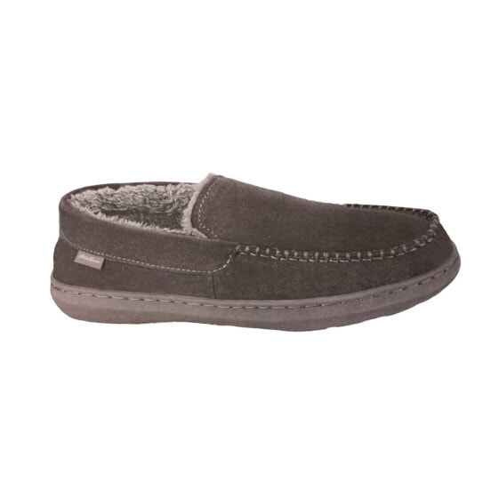 Eddie Bauer Men's Suede Memory Foam Faux Fur Lined Slipper