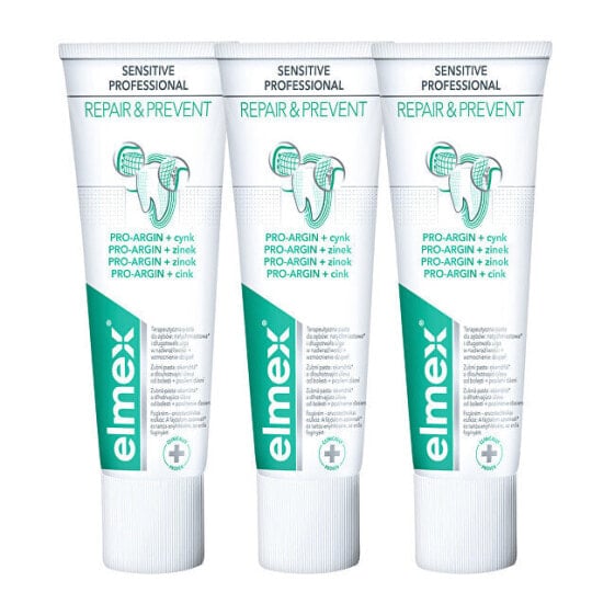 Toothpaste for pain relief Sensitive Professional Repair & Prevent Trio 3 x 75 ml