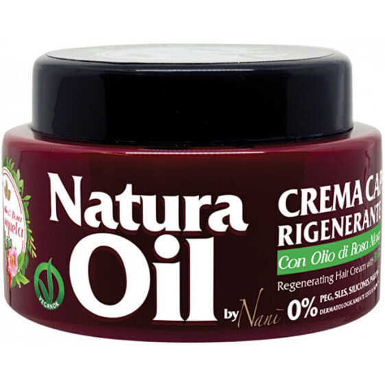 Nani Natura Oil Regenerating Hair Cream Восстанавливающий и смягчающий крем для волос с органическим розовым маслом 300 мл