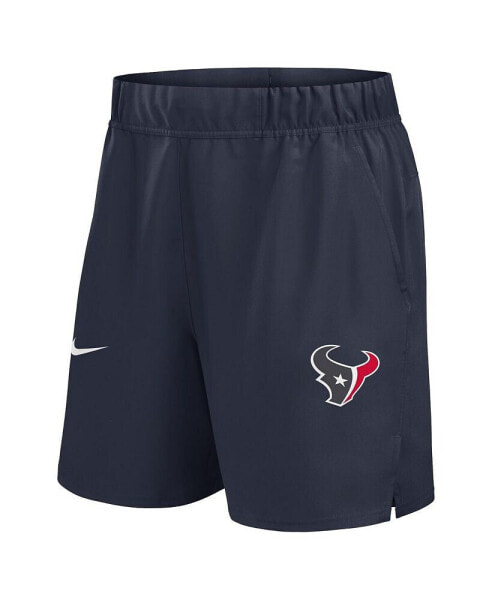 Men's Navy Houston Texans Blitz Victory Performance Shorts