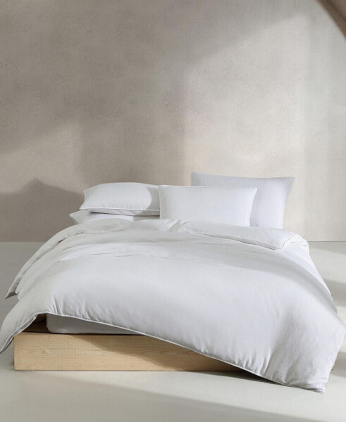 Soft Linen 3 Piece Duvet Cover Set, Queen