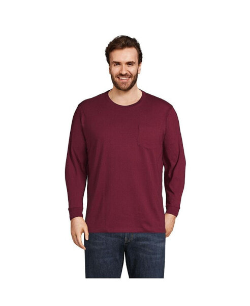 Big & Tall Super-T Long Sleeve T-Shirt with Pocket