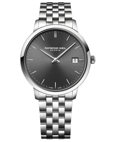 Men's Swiss Toccata Stainless Steel Bracelet Watch 42mm