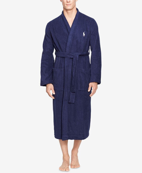 Men's Big & Tall Shawl Cotton Robe