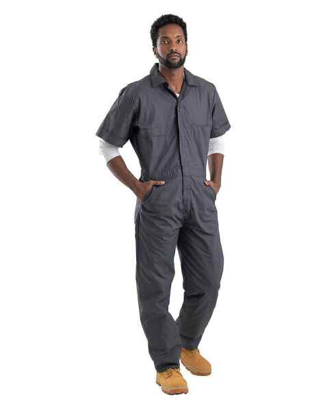 Men's Heritage Short Sleeve Poplin Coverall