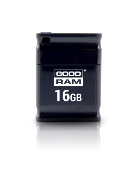 GoodRam UPI2 - 16 GB - USB Type-A - 2.0 - 20 MB/s - Cap - Black - Флешка GoodRam UPI2 16 ГБ USB 2.0 20 МБ/сек