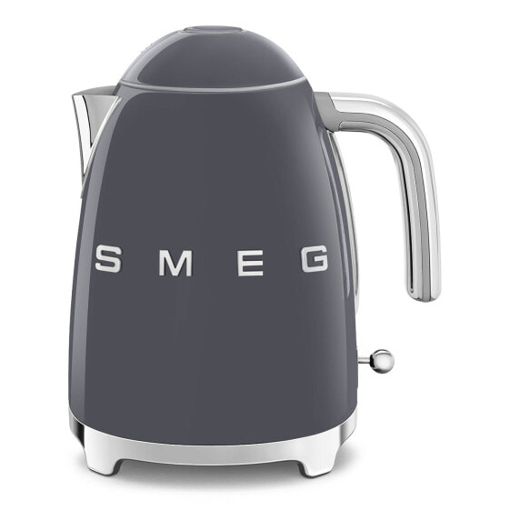 SMEG electric kettle KLF03GREU (Gray) - 1.7 L - 2400 W - Grey - Plastic - Stainless steel - Water level indicator