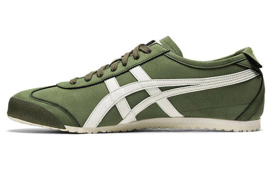 Кроссовки Onitsuka Tiger MEXICO 66 1183B348-300, зеленые, низкие.