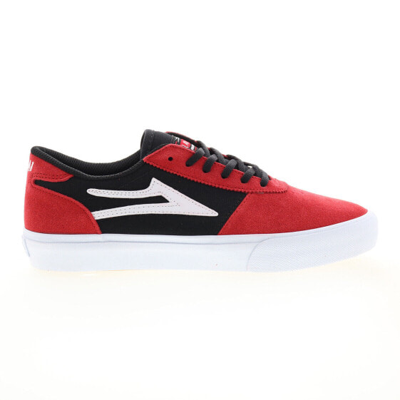 Lakai Manchester MS3220200A00 Mens Red Suede Skate Inspired Sneakers Shoes 10