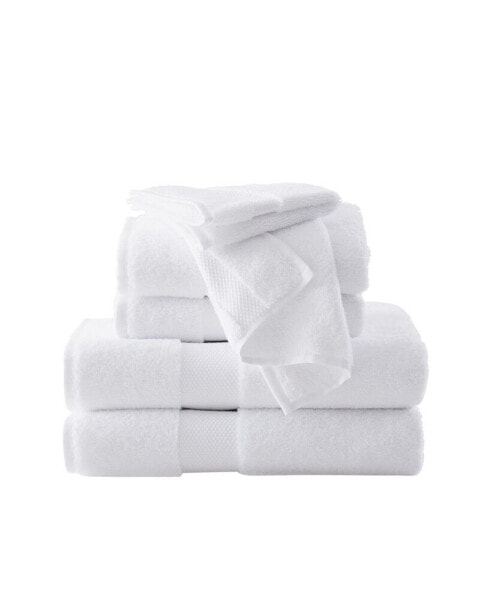 Solid Turkish Cotton Towel Set, 6 Piece