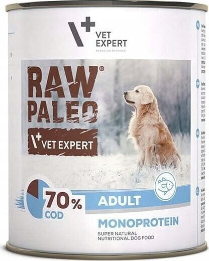 VetExpert VetExpert Raw Paleo Dorsz Adult Can 800g