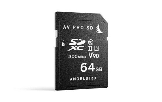 Angelbird Technologies AV PRO SD V90 - 64 GB - SDXC - Class 10 - UHS-II - 300 MB/s - Class 3 (U3)