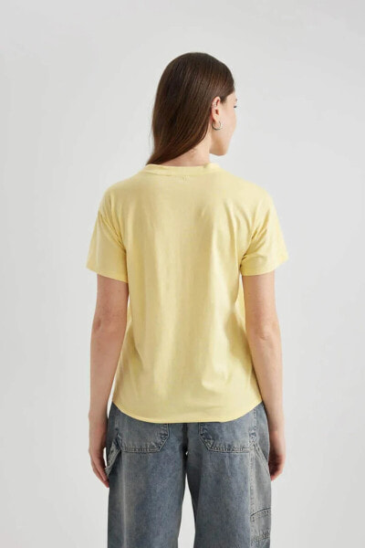 Kadın T-shirt Sarı B6796ax/yl127