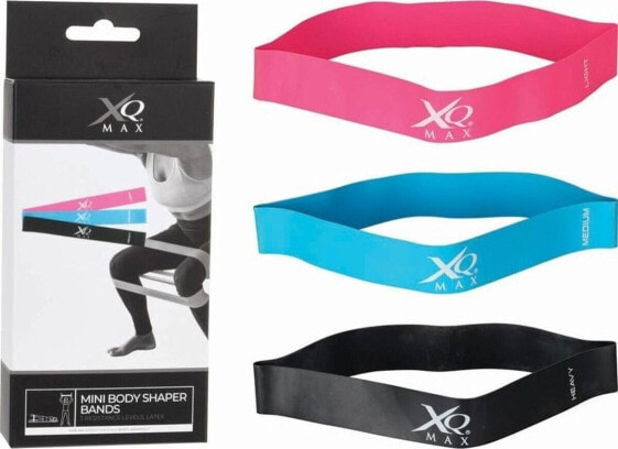 XQMax ZESTAW GUM DO ĆWICZEŃ FITNESS CROSSFIT MINI BAND 3W1 XQMAX