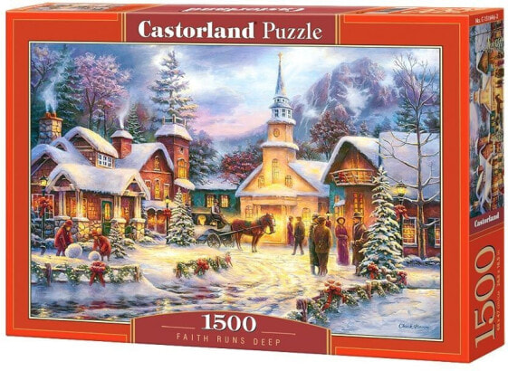 Пазл развивающий Castorland Puzzle 1500 Faith Runs Deep