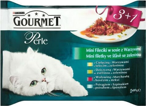 Purina GOURMET PERLE EXOTI (4X85G) PR 3+1