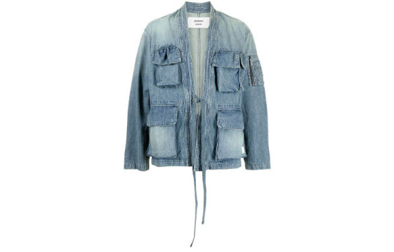 Куртка джинсовая мужская AMBUSH FW21 Gradient Workwear Blue BMYE003F21DEN0024500