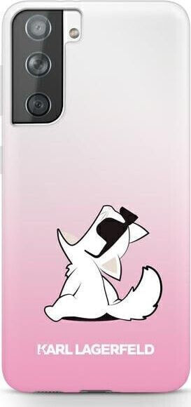 Karl Lagerfeld Karl Lagerfeld KLHCS21MCFNRCPI S21+ G996 hardcase różowy/pink Choupette Fun