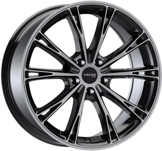 Колесный диск литой Arceo Wheels ASW01 black tinted 8.5x19 ET35 - LK5/112 ML66.45