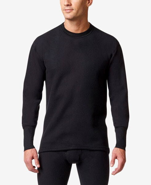 Men's Micro Fleece Long Sleeve Thermal Undershirt