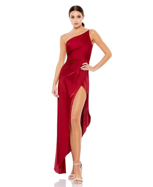 Women's Ieena Asymmetrical One Shoulder Gown