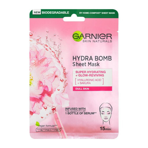 Garnier Skin Naturals Hydra Bomb Sakura 1 St. gesichtsmaske Feine Linien & Falten für Frauen