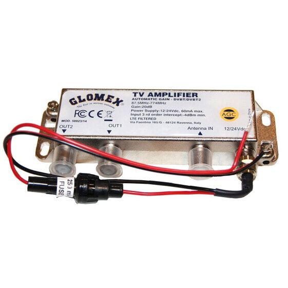 Усилитель Glomex 50023/14 12-24V для телевизоров и аксессуаров GLOMEX