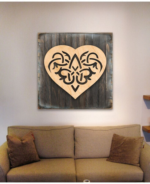 Heart Block Decor Celtic Spa