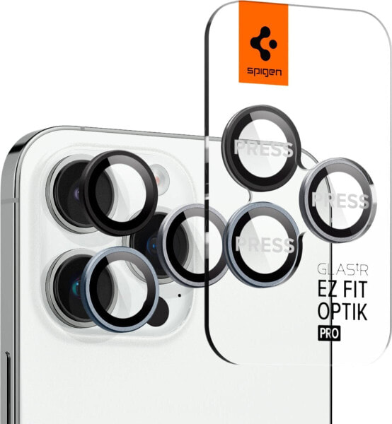 Spigen Spigen Glass EZ Fit Optik Pro 2 Pack, zero one - iPhone 15 Pro/15 Pro Max/14 Pro/14 Pro Max