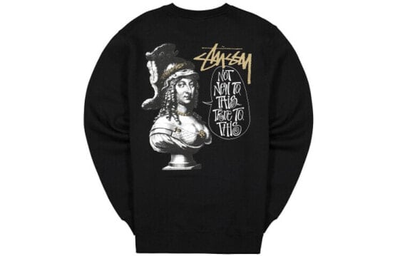 Stussy True To This Crew 船员印花图案长袖卫衣 男款 / Толстовка Stussy True To This Crew 1914533