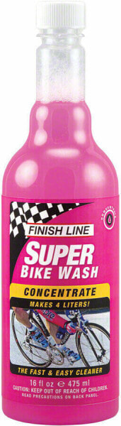 Чистящее средство Finish Line Super Bike Wash Cleaner Concentrate, 16 унций (делает 1 галлон)