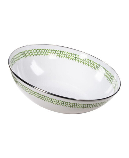 Scallop Enamelware Catering Bowl