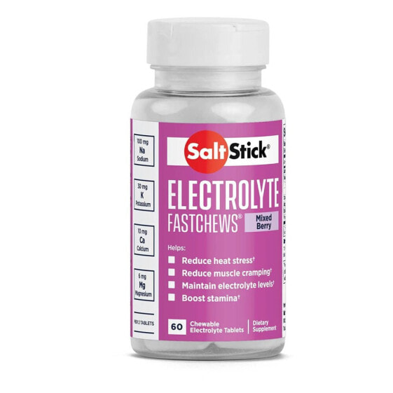 Специальное питание для спортсменов SaltStick Жевательные таблетки Mixed Berry Fastchews 60 штук