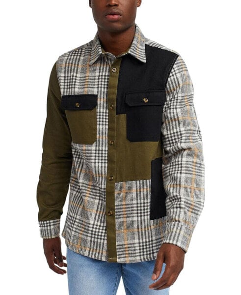 Men's Colorblock Overshirt