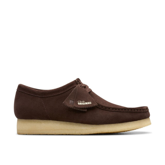 [26156606] MENS CLARKS WALLABEE LOW - DKBROWN SUEDE