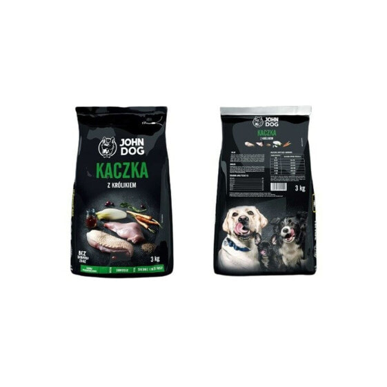 Сухой корм John Dog Premium для взрослых собак утка и кролик 3 кг