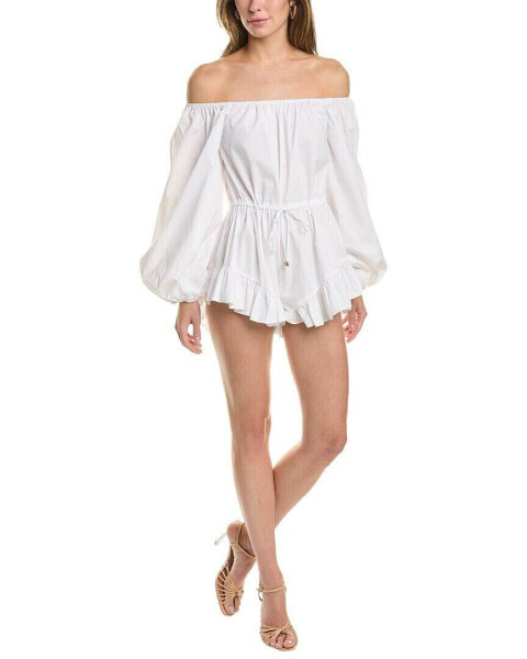 Caroline Constas Korina Romper Women's White Xs