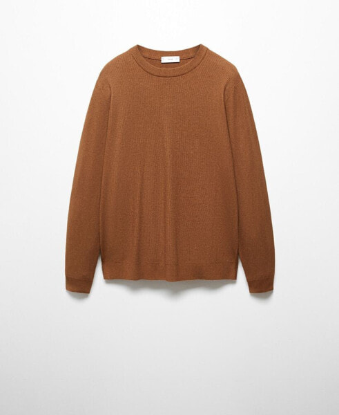 Men's Structured Cotton Sweater