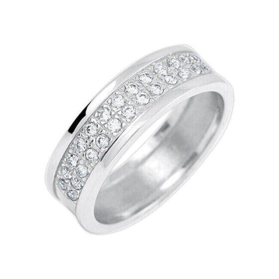 Sparkling ring with zircons 426 001 00514 04
