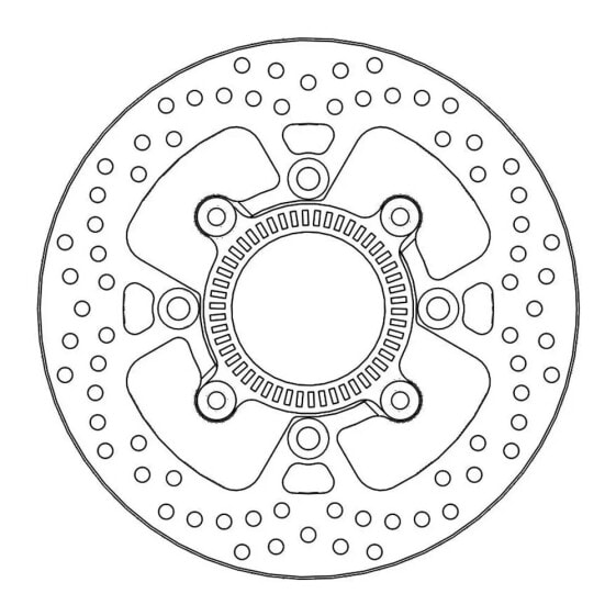 MOTO-MASTER Round Kawasaki 110650 Brake Disc