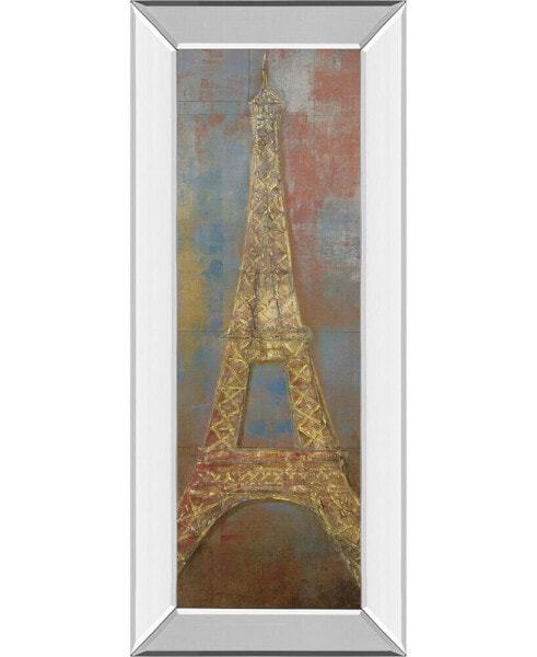 Eiffel by Longo Mirror Framed Print Wall Art, 18" x 42"