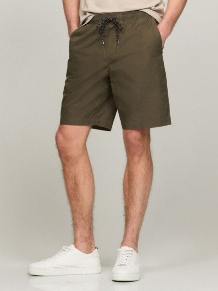 Pull-On Poplin 9" Short