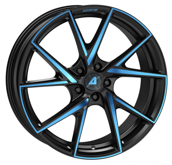 Колесный диск литой Alutec ADX.01 racing-black frontpoliert blue 8.5x20 ET45 - LK5/112 ML70.1