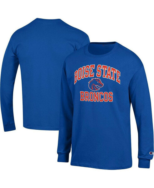 Men's Royal Boise State Broncos High Motor Long Sleeve T-shirt