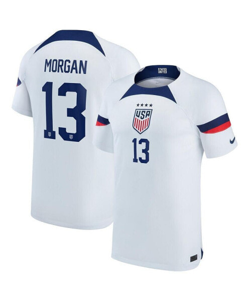 Футболка для малышей Nike Alex Morgan белая USWNT 2022/23 Home Breathe Stadium Replica Player Jersey