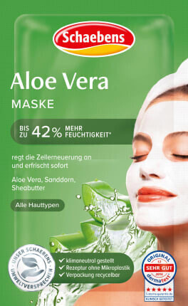 Gesichtsmasken Aloe Vera (10 St.x2x5 ml), 100 ml