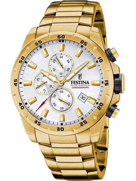 Festina F20541/1 Sport Chronograph Mens Watch 45mm 10ATM