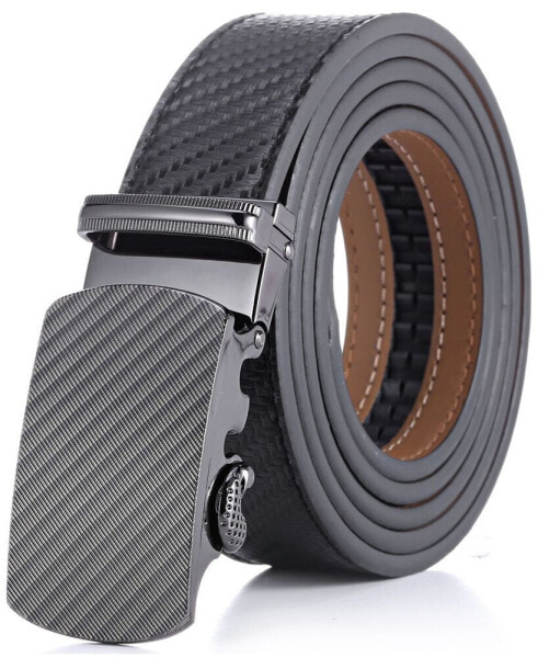 Men's Interlaced Leather Ratchet Belt