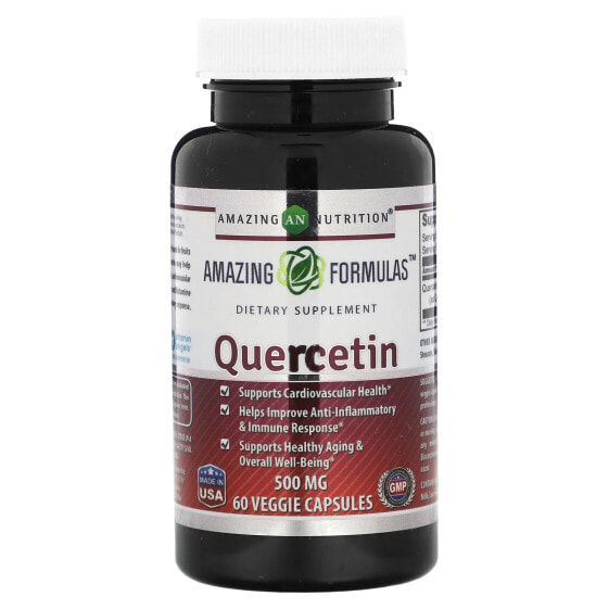 Биофлавоноиды amazing nutrition Quercetin, 500 мг, 60 вегетарианских капсул