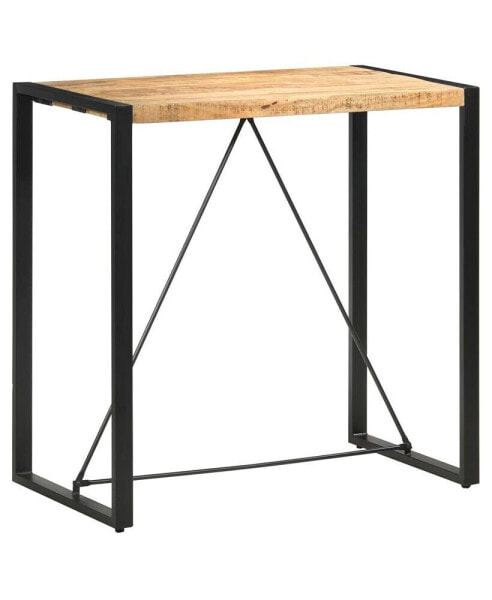 Bar Table 43.3"x23.6"x43.3" Solid Mango Wood
